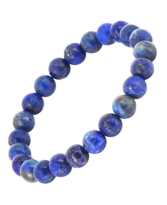Lapis Lazuli bracelet en perles naturelles 8 mm Lapis Lazuli bracelet en perles naturelles 8 mm