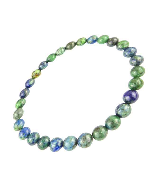 Chrysocolle bracelet en perle naturelle 6 mm Chrysocolle bracelet en perle naturelle 6 mm