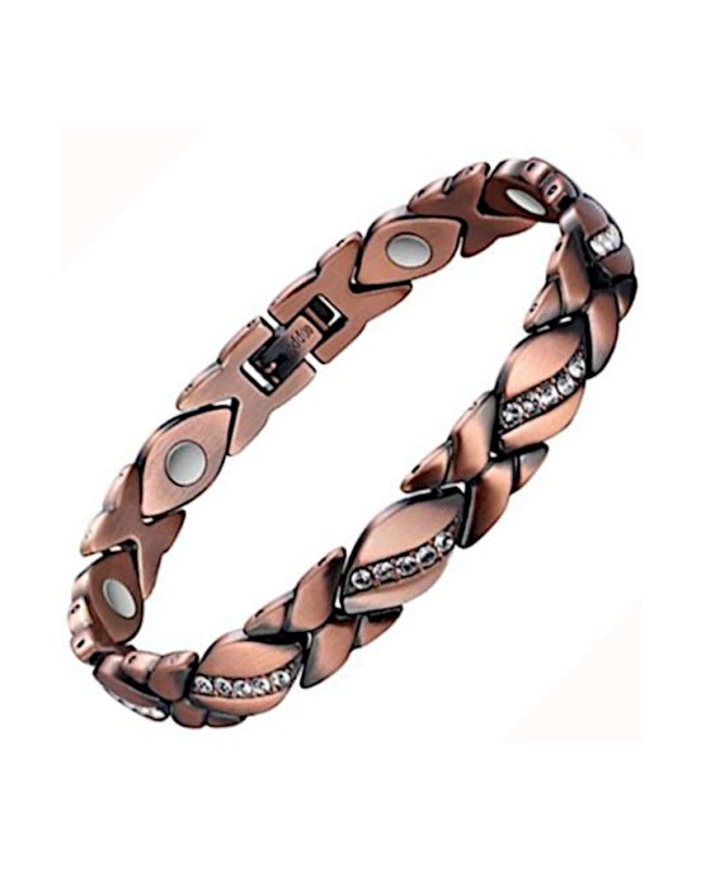 Bracelet magnétique en cuivre avec strass - Verne Bracelet magnétique en cuivre avec strass - Verne