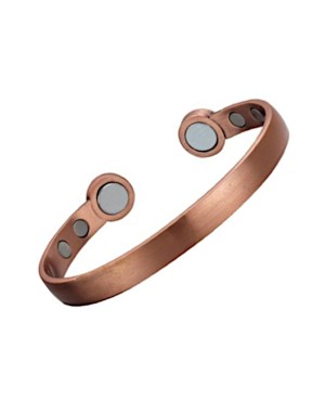 Bracelet jonc souple en cuivre soulage naturellement l'arthrose