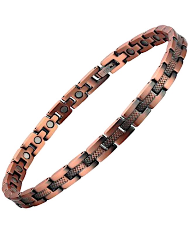 Bracelet magnétique en cuivre massif - Equilibre Bracelet magnétique en cuivre massif - Equilibre