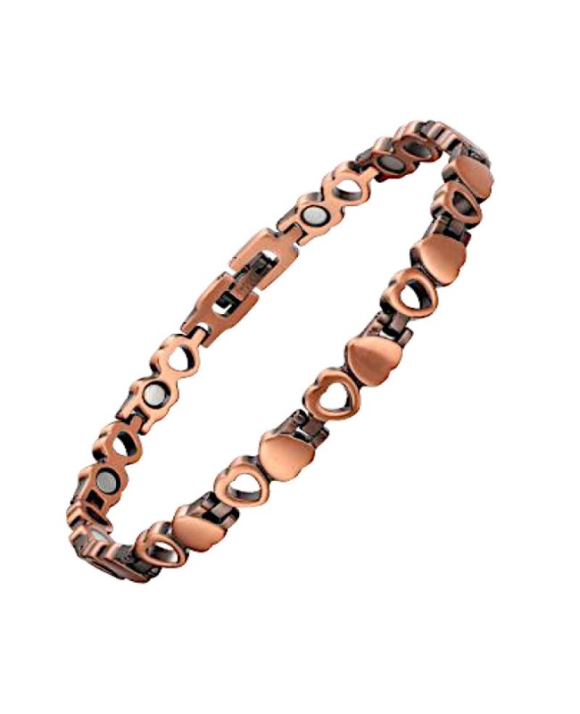 Bracelet cœur magnétique en cuivre massif - Émotion Bracelet cœur magnétique en cuivre massif - Émotion