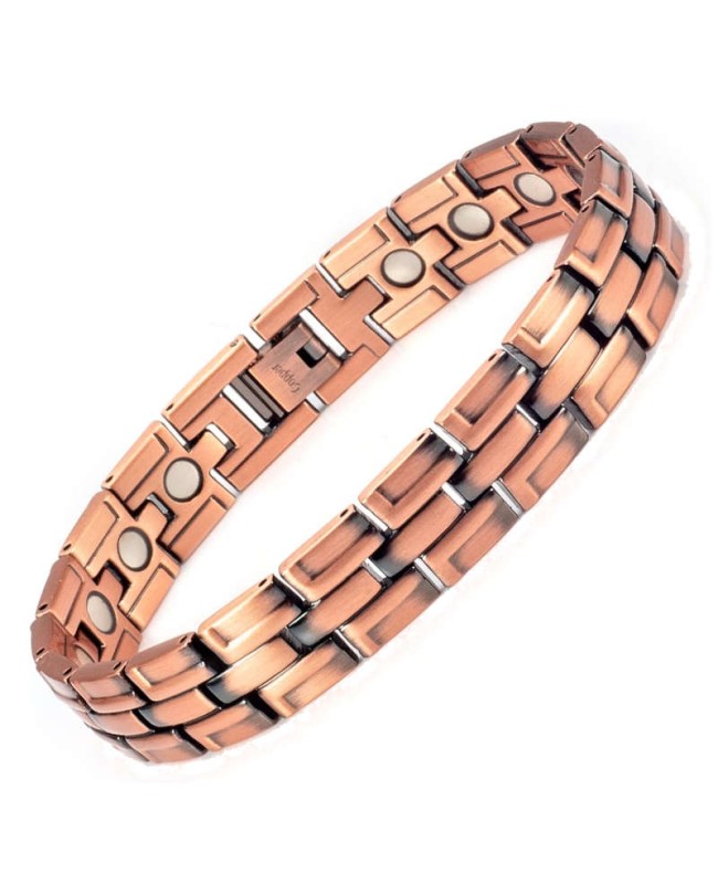 Bracelet en cuivre massif avec aimants - VitalCuivre Bracelet en cuivre massif avec aimants - VitalCuivre
