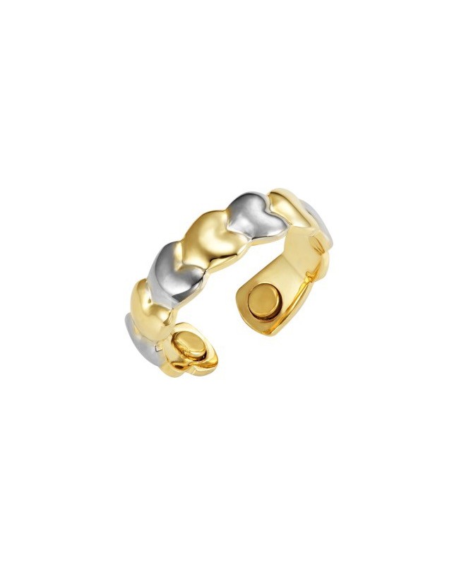 Bague magnétique en cuivre avec aimants permanents Bague magnétique en cuivre avec aimants permanents