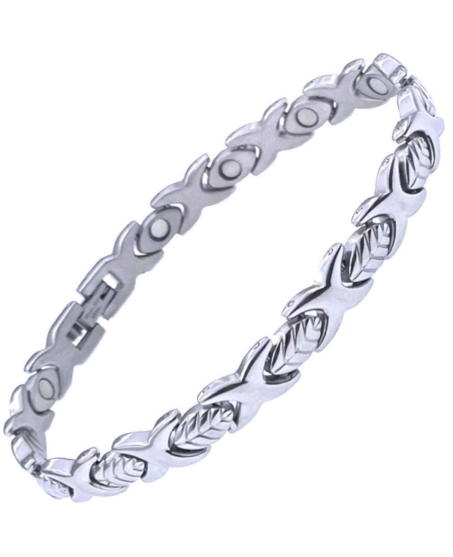 Bracelet magnétique acier pour un équilibre intérieur - Abelia Bracelet magnétique acier pour un équilibre intérieur - Abelia