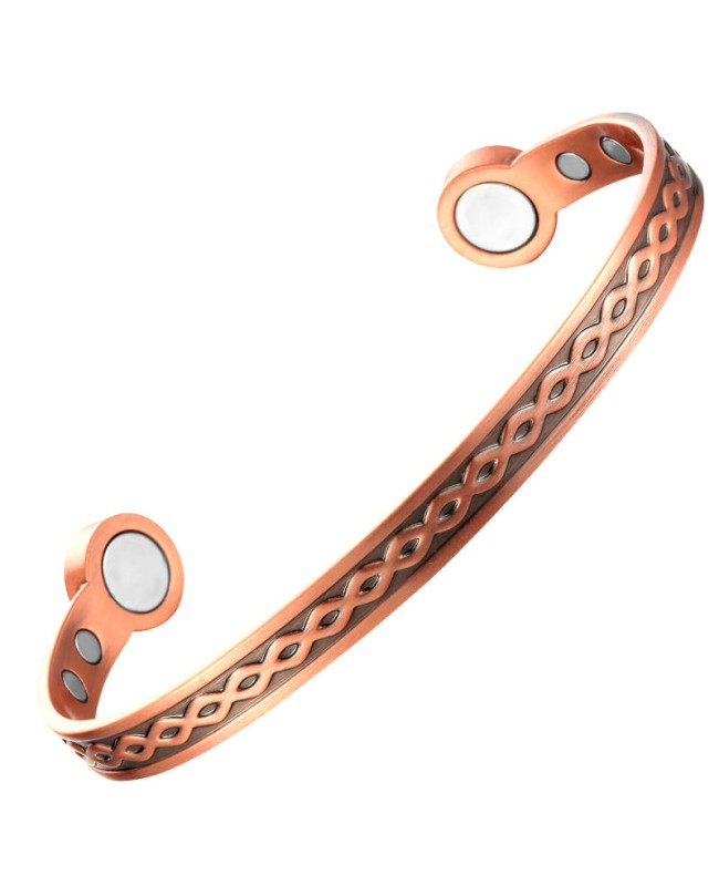 Bracelet énergétique en cuivre - Éclipse Cuivrée Bracelet énergétique en cuivre - Éclipse Cuivrée