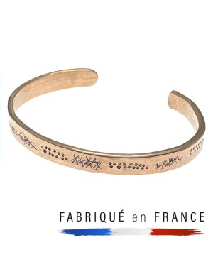 Bracelet cuivre massif - Modèle unique - Sophie ethnique - 185 M1.3