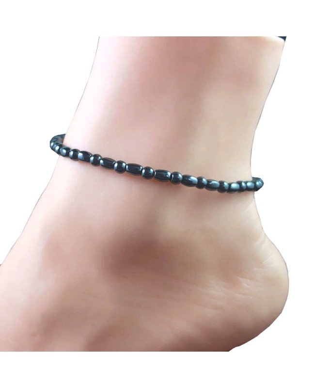 Hématite magnétique : Bracelet de cheville chic et bienfaits Hématite magnétique : Bracelet de cheville chic et bienfaits
