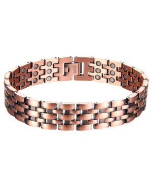 Bracelet magnetique homme avec fermoir sécurise - Aimantum flux