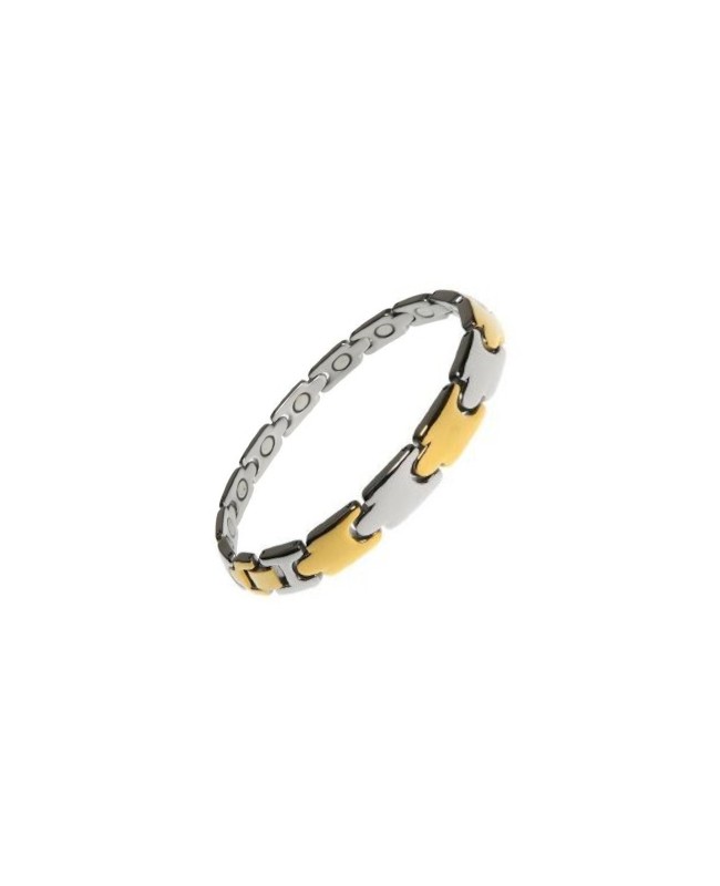 Bracelet aux anti-inflammatoires et apaisantes magnétique en acier inox - Mélèze Bracelet aux anti-inflammatoires et apaisantes magnétique en acier inox - Mélèze