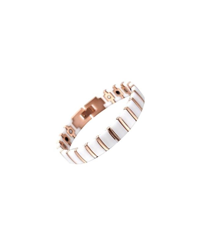 Bracelet magnétique céramique blanche - Athéna Bracelet magnétique céramique blanche - Athéna