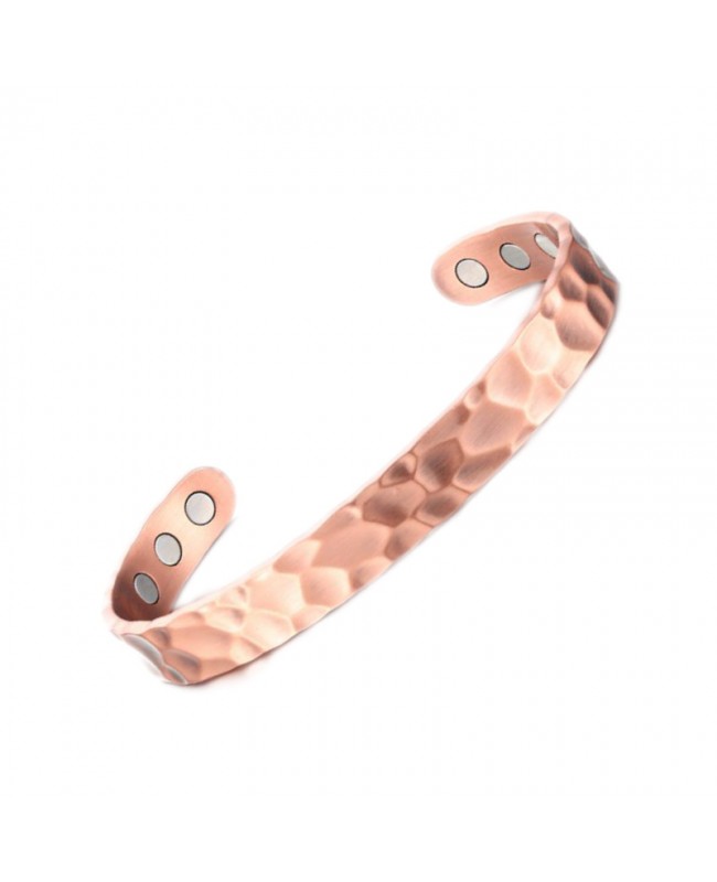 Bracelet magnétique cuivre martelé - Fauve Bracelet magnétique cuivre martelé - Fauve