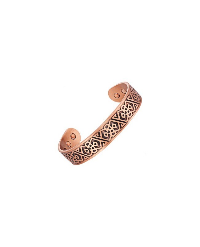 Bracelet magnétique cuivre - Épinette avec 6 puissants aimants Bracelet magnétique cuivre - Épinette avec 6 puissants aimants