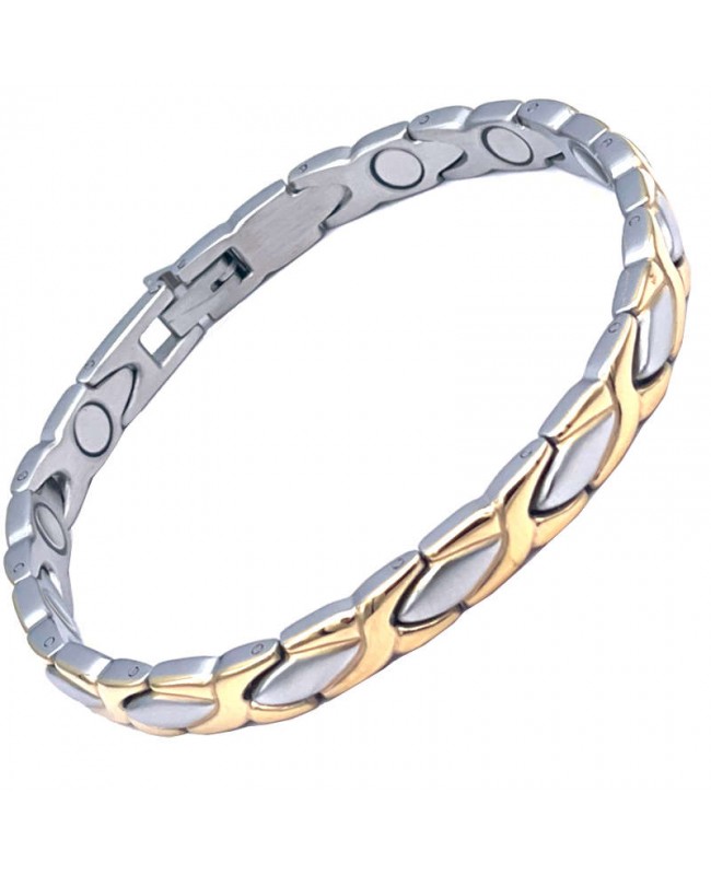 Bracelet magnétique avec 12 aimants en inox- Tamaris Bracelet magnétique avec 12 aimants en inox- Tamaris