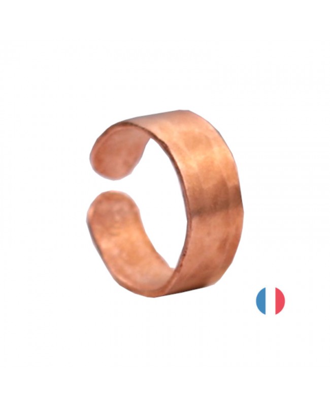 Bague en cuivre massif, fabrication artisanale Française Bague en cuivre massif, fabrication artisanale Française