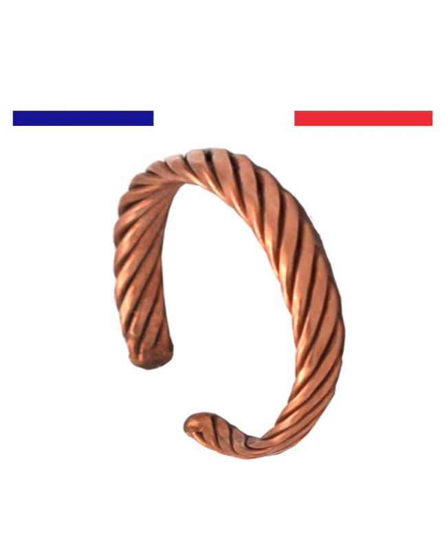 Bague en pur cuivre massif, fabrication artisanale Française Bague en pur cuivre massif, fabrication artisanale Française