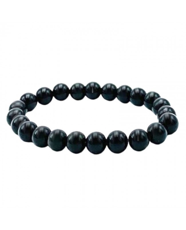 Obsidienne bracelet en pierres naturelles 8 mm Obsidienne bracelet en pierres naturelles 8 mm