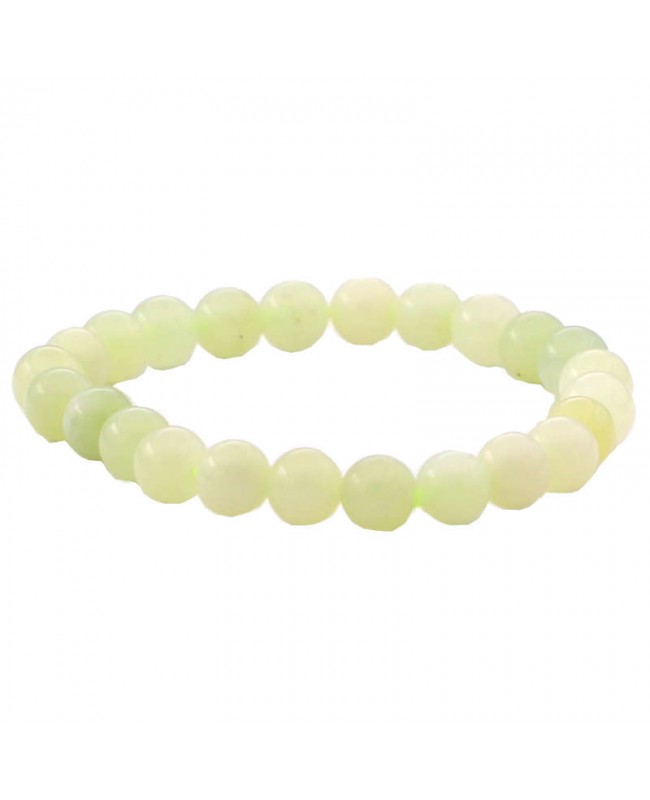 Jade de Chine bracelet en pierres naturelles 8 mm Jade de Chine bracelet en pierres naturelles 8 mm