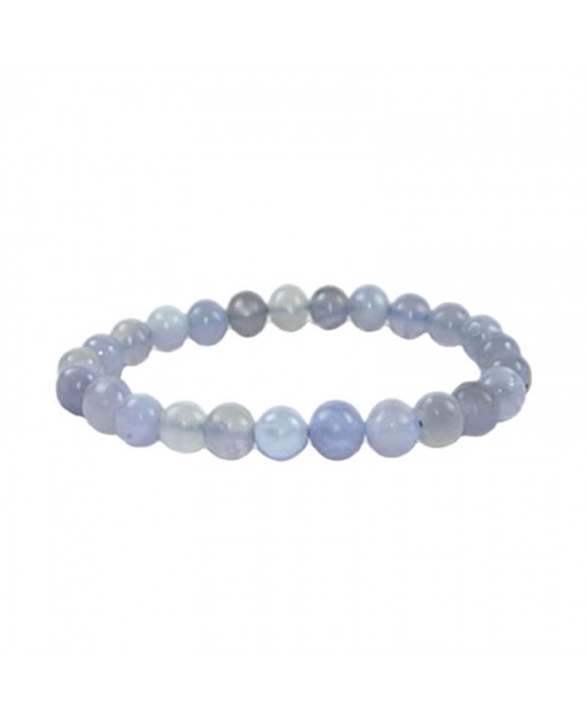 Calcédoine bracelet en perles naturelles 8 mm Calcédoine bracelet en perles naturelles 8 mm