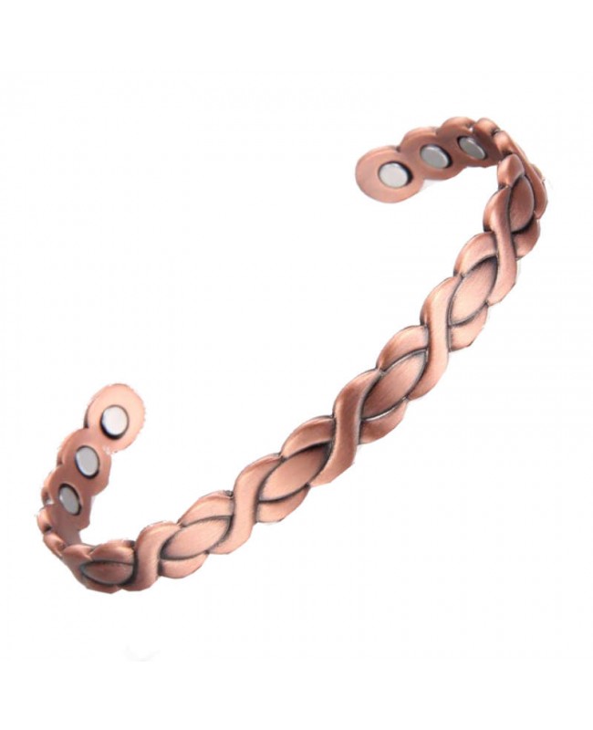 Bracelet ouvert en cuivre magnétique - anti-inflammatoires Bracelet ouvert en cuivre magnétique - anti-inflammatoires