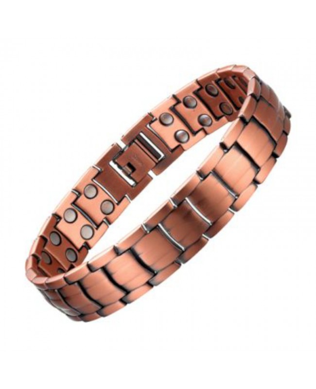 Bracelet magnétique cuivre puissant contre les douleurs et les inflammations - Airain Bracelet magnétique cuivre puissant contre les douleurs et les inflammations - Airain